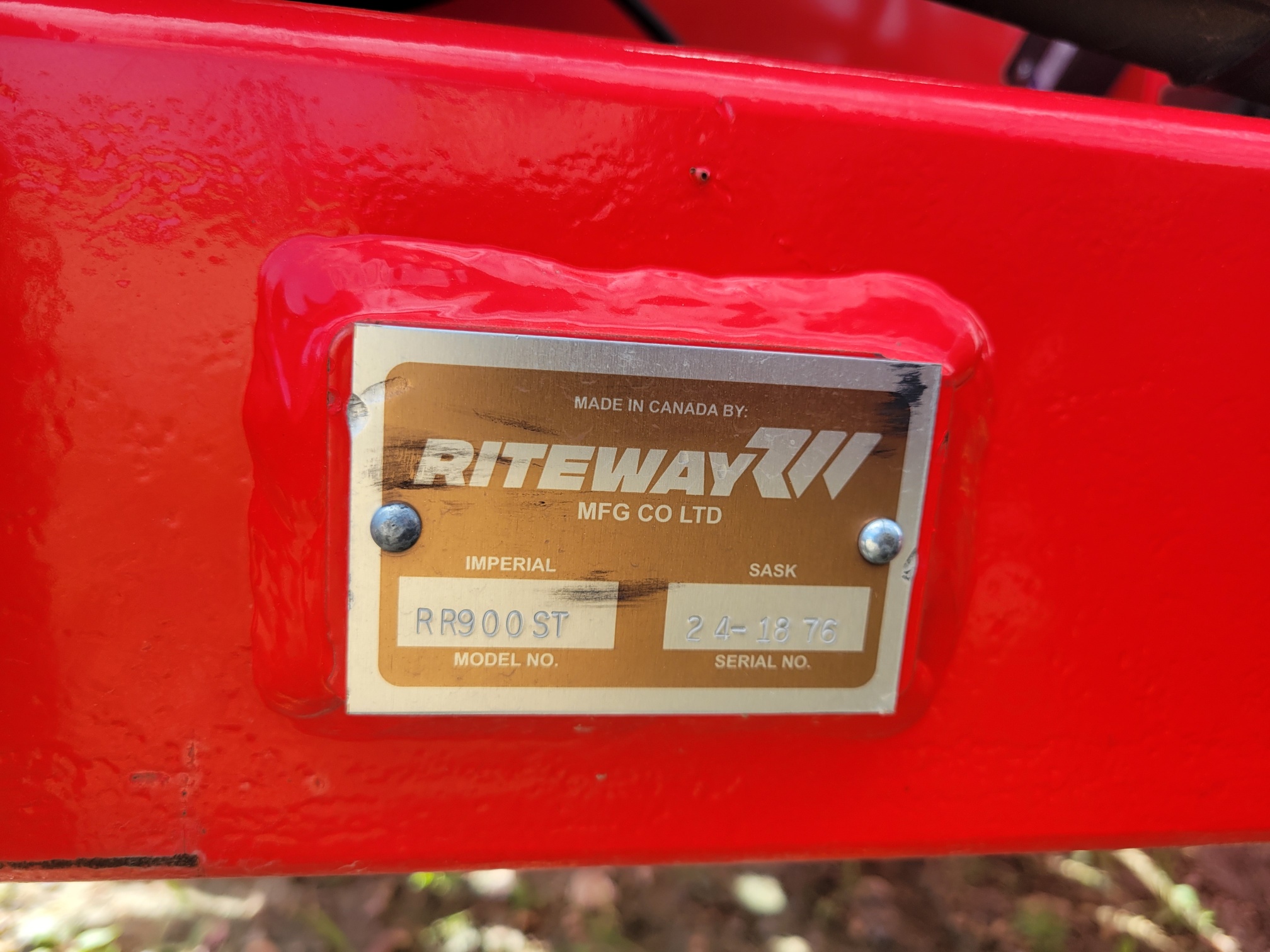 2024 Riteway RR900 Rock Picker