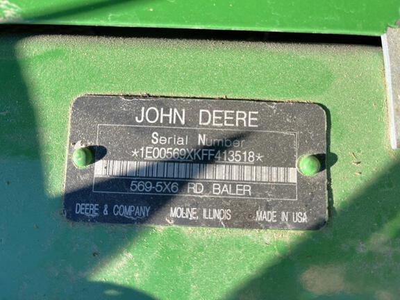 2016 John Deere 569 Baler/Round