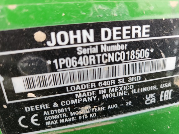 2022 John Deere 6155M Tractor