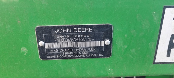 2023 John Deere RD45F Header Combine