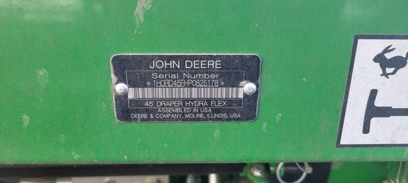 2023 John Deere RD45F Header Combine