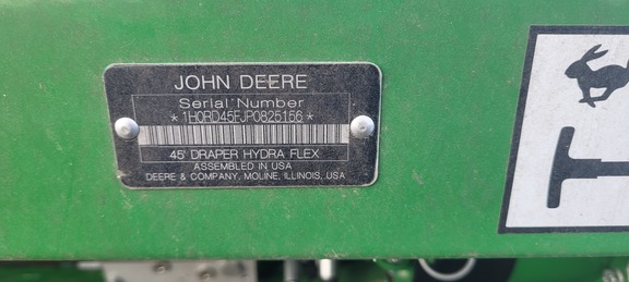 2023 John Deere RD45F Header Combine