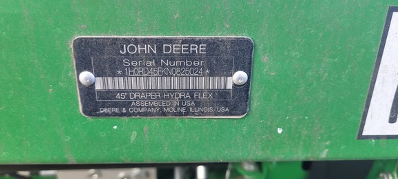 2023 John Deere RD45F Header Combine