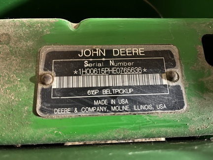 2014 John Deere 615P Header Combine