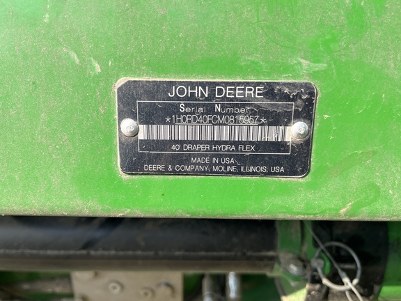 2021 John Deere RD40F Header Combine