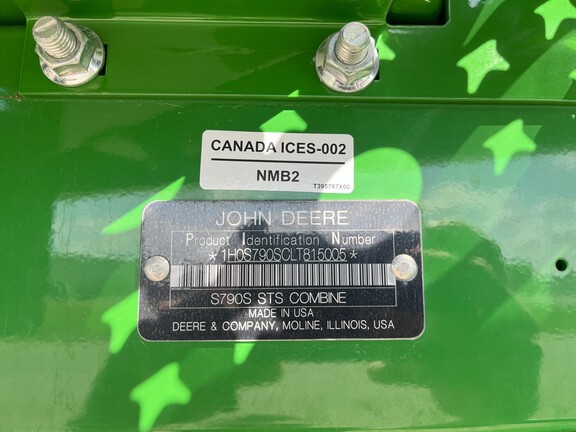 2021 John Deere S790 Combine