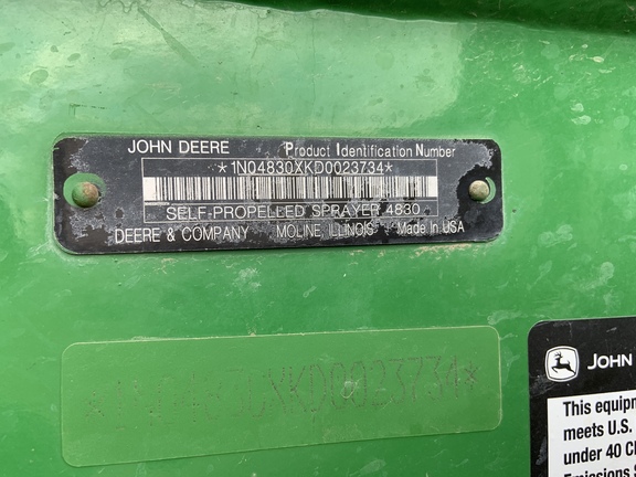 2013 John Deere 4830 Sprayer/High Clearance
