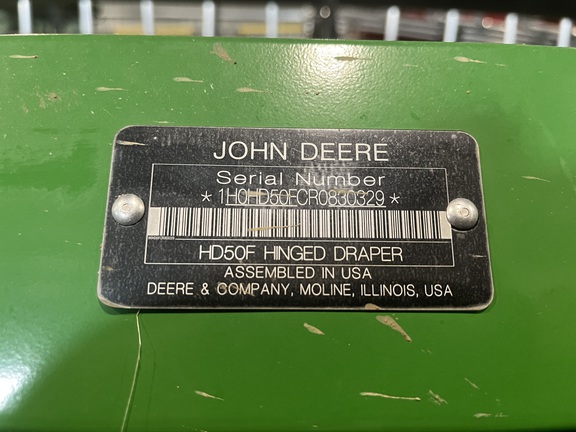 2024 John Deere HD50F Header Combine