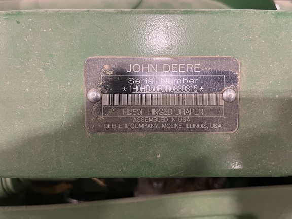 2024 John Deere HD50F Header Combine