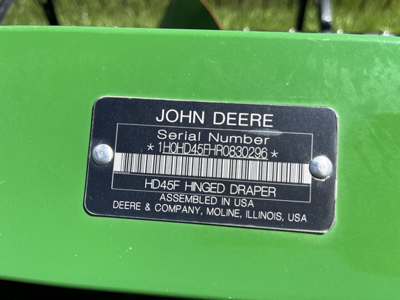 2024 John Deere HD45F Header Combine