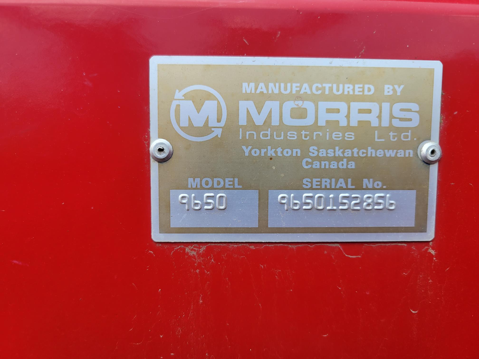 2014 Morris C2-61 Air Drill & 2015 9650ICT Air Tank/Cart Air Drill