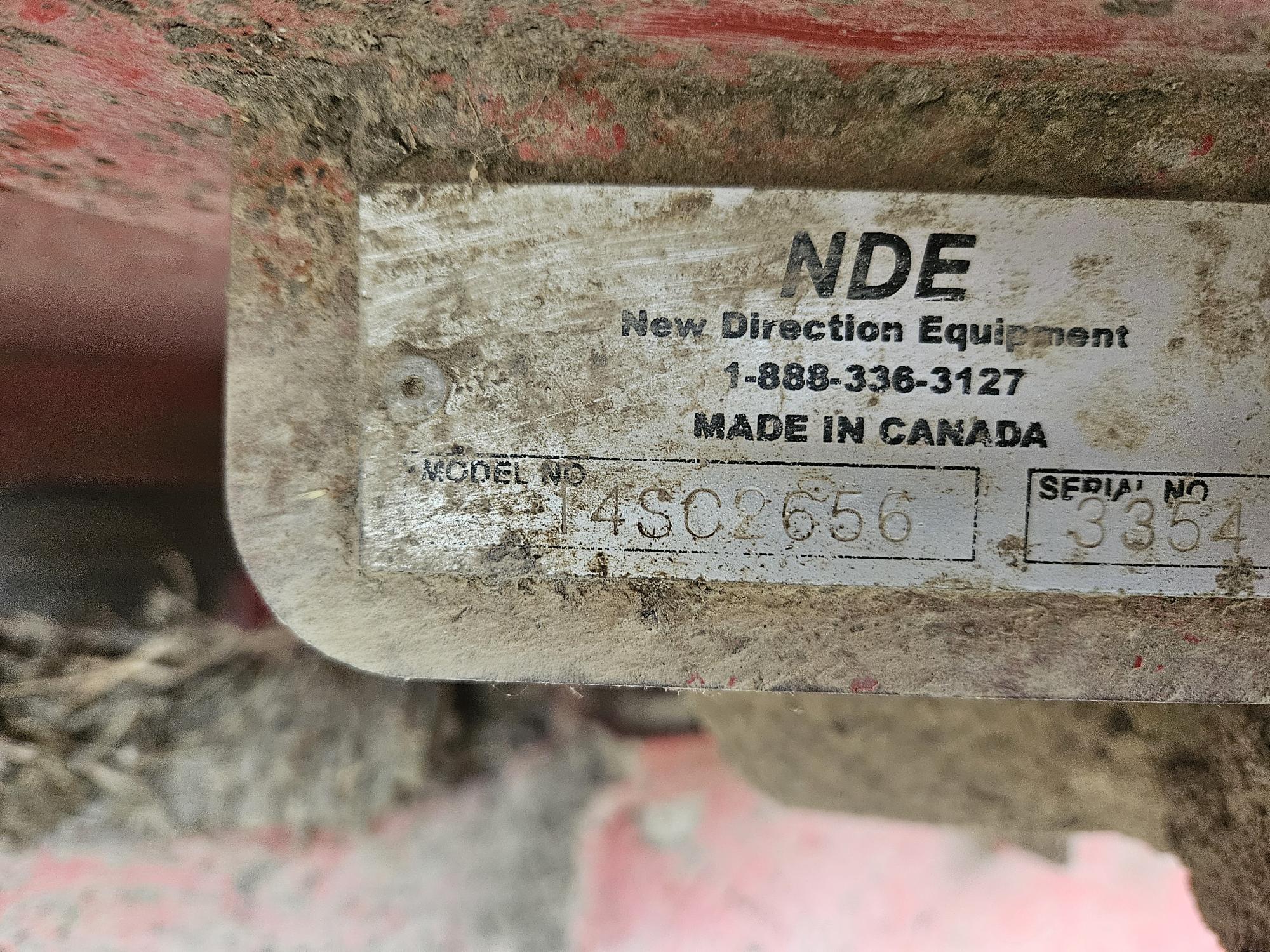 2014 NDE 2656 Vertical Feed Mixer