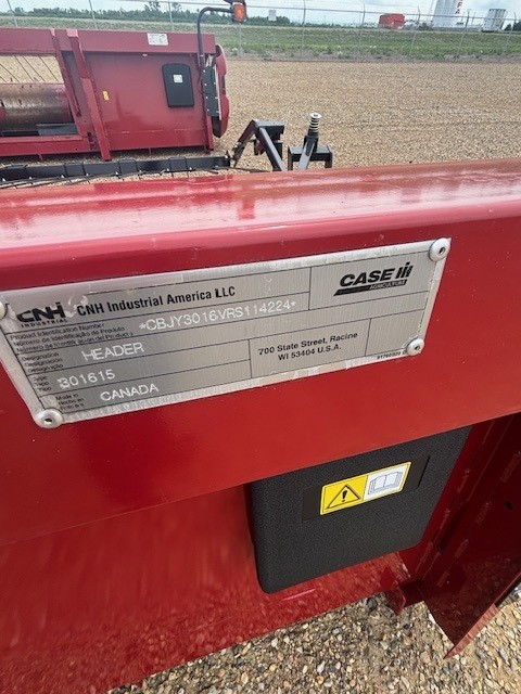 2024 Case IH 3016 Header Pickup
