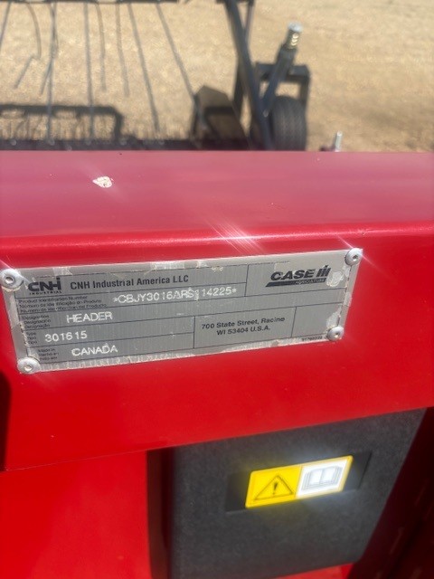 2024 Case IH 3016 Header Pickup