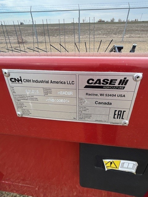 2022 Case IH 3016 Header Pickup