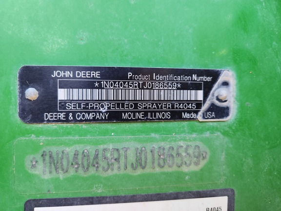 2018 John Deere R4045 Sprayer/High Clearance