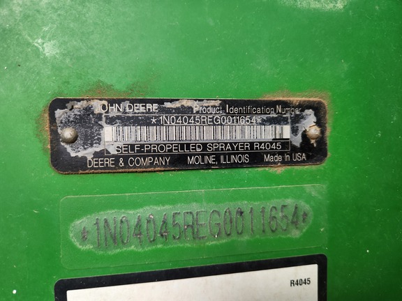 2016 John Deere R4045 Sprayer/High Clearance