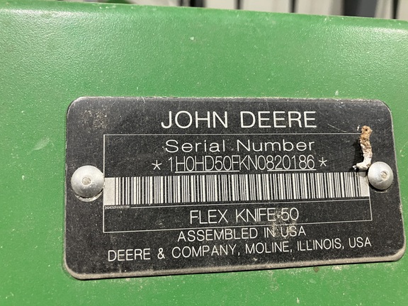 2022 John Deere HD50F Header Combine