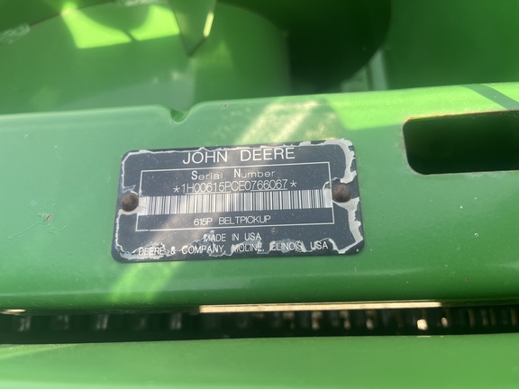 2014 John Deere 615P Header Combine