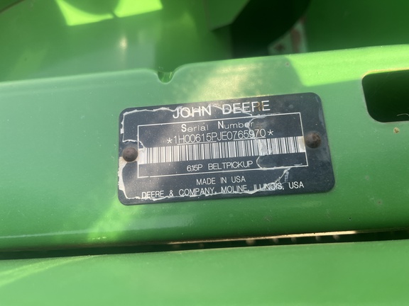 2014 John Deere 615P Header Combine