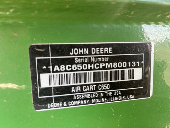 2013 John Deere 1870 W/ 2023 C650 Air Seeder