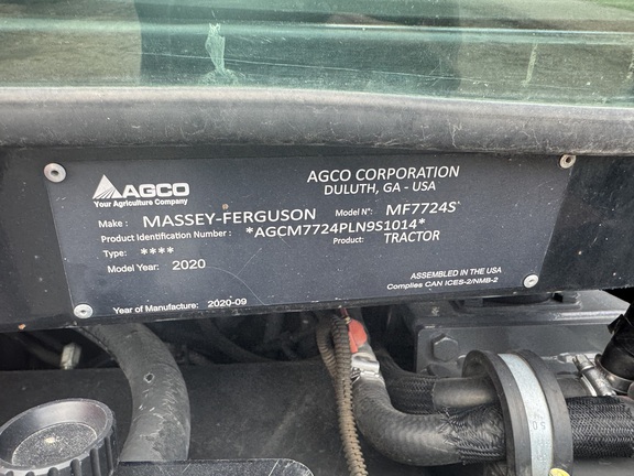 2020 Massey Ferguson 7724S Tractor