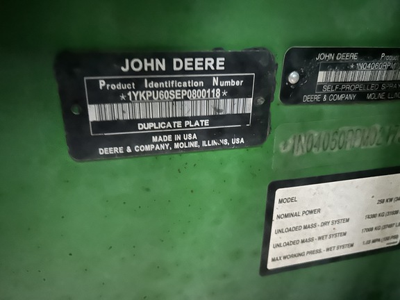 2021 John Deere R4060 Sprayer/High Clearance