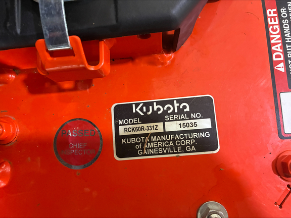 2025 Kubota ZG327RPA Mower/Zero Turn