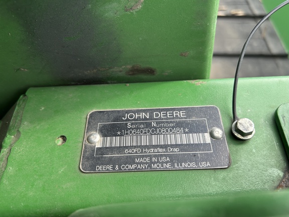 2018 John Deere 640FD Header Combine
