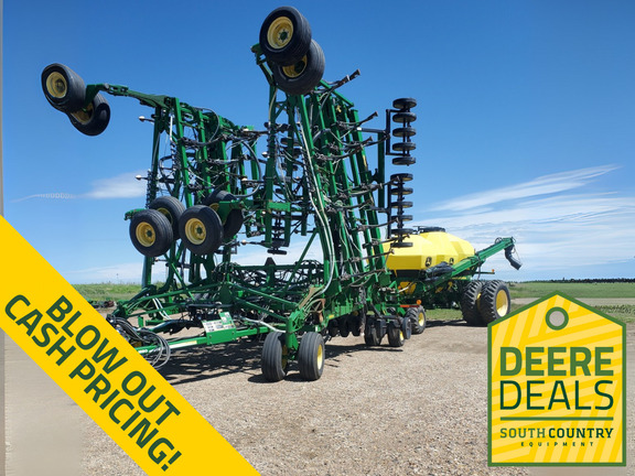 2008 John Deere 1830 W/ 1910 AIR CART Air Seeder