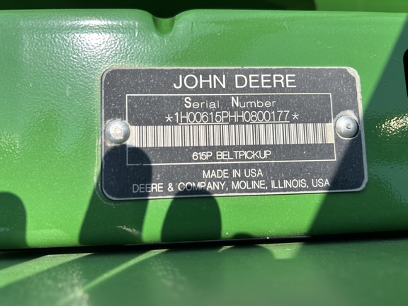 2018 John Deere 615P Header Combine