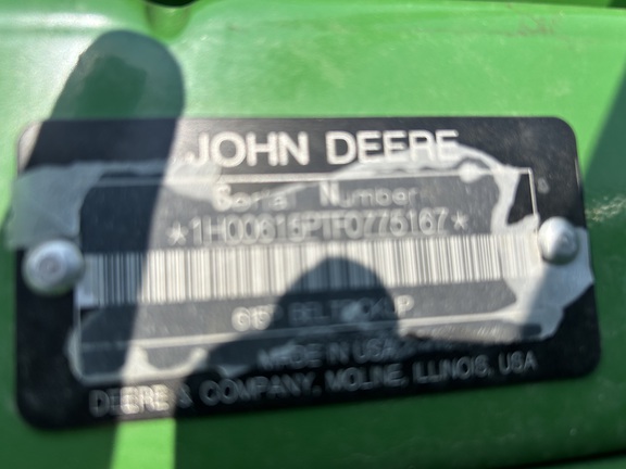 2015 John Deere 615P Header Combine