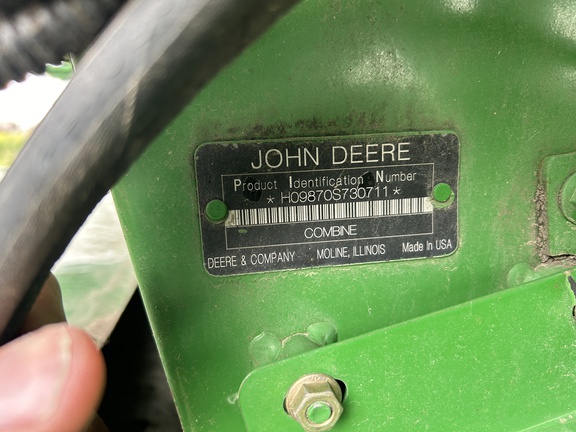 2009 John Deere 9870 STS Combine