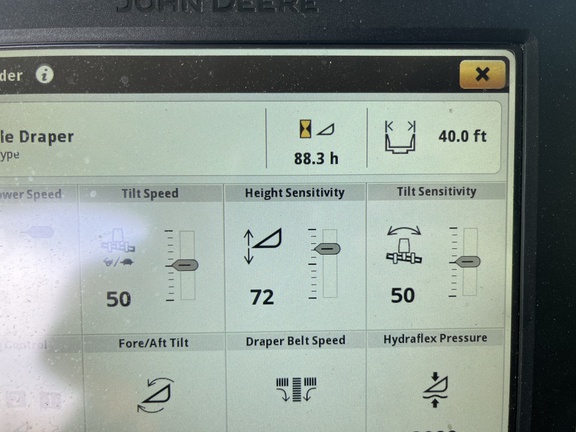 2022 John Deere RD40F Header Combine