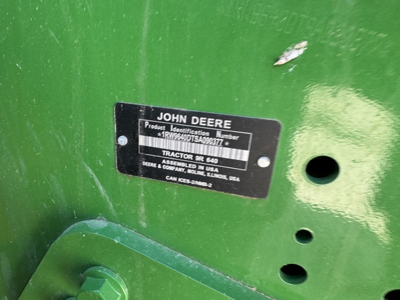 2025 John Deere 9R 640 Tractor 4WD
