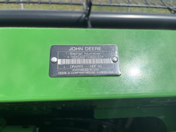 2025 John Deere HDF 50 Header Combine