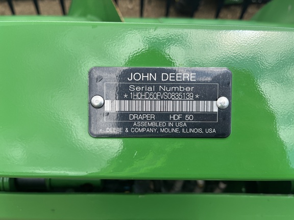 2025 John Deere HDF 50 Header Combine