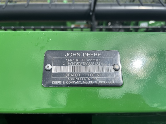2025 John Deere HDF 50 Header Combine