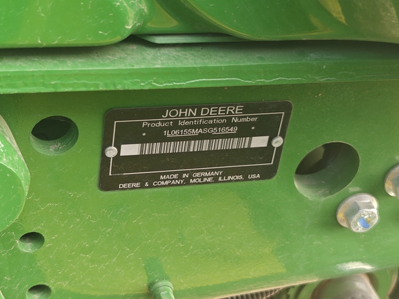 2025 John Deere 6M 155 Tractor