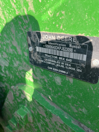 2023 John Deere 9RX 640 Tractor Rubber Track