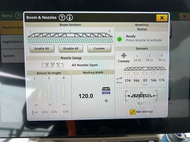2025 John Deere 412R Sprayer/High Clearance