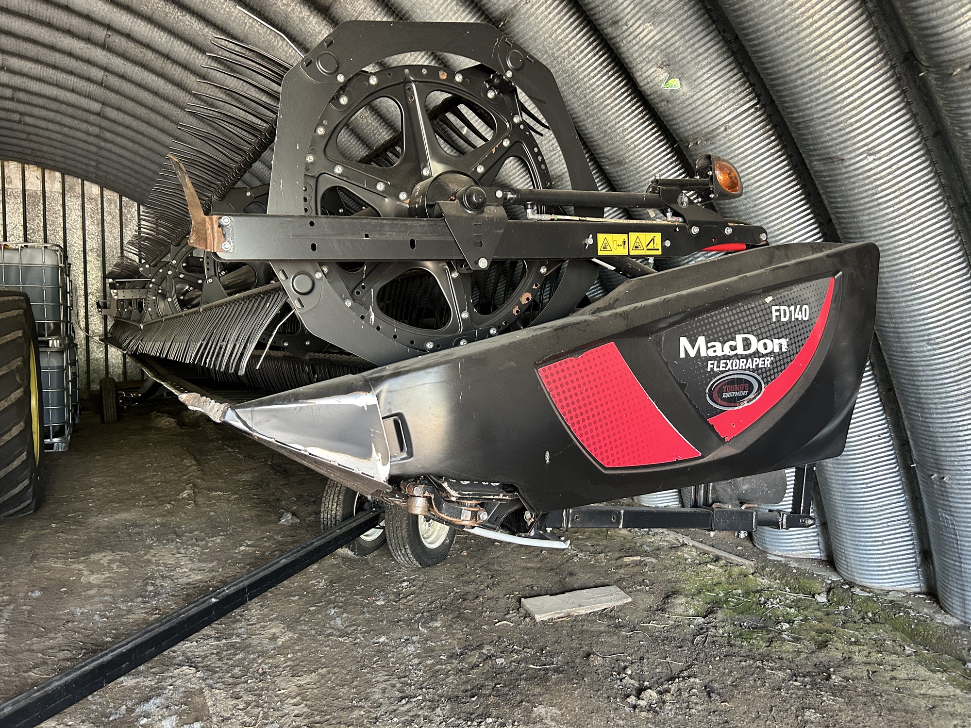 2021 MacDon FD140 Header Draper Flex