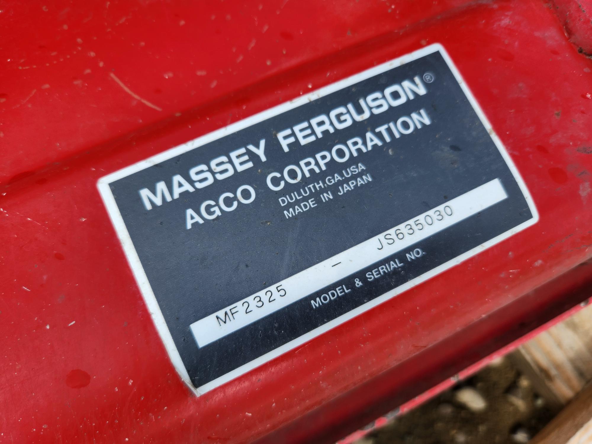 2007 Massey Ferguson 2325 Mower Deck