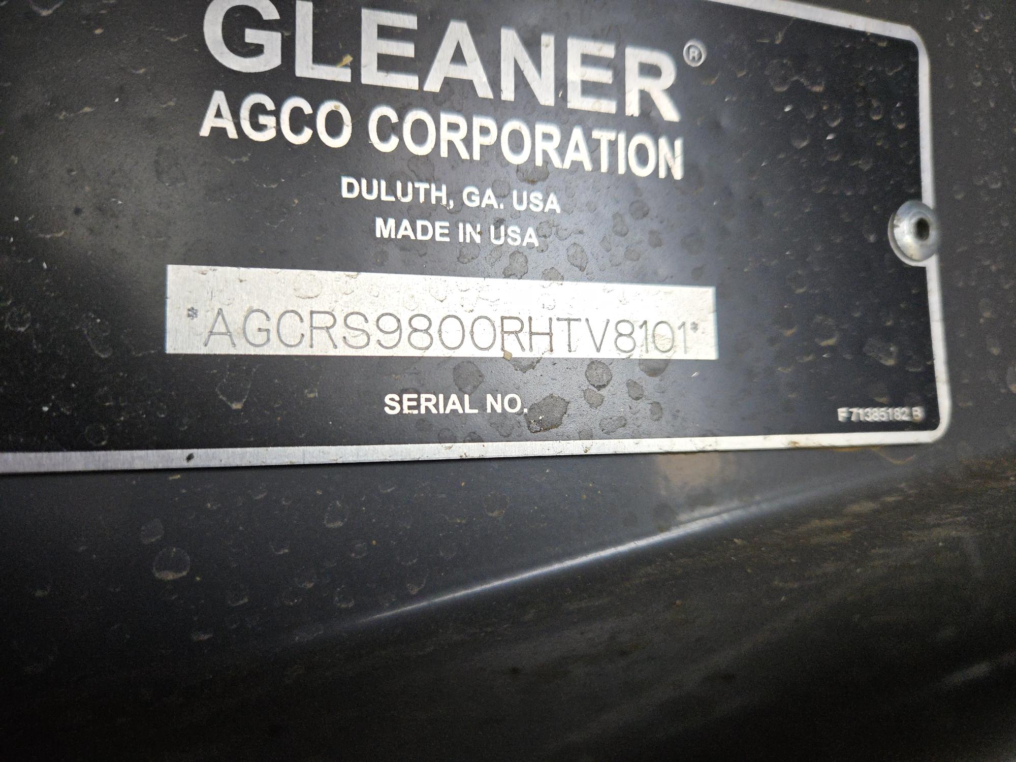 2024 AGCO Gleaner S98 Combine