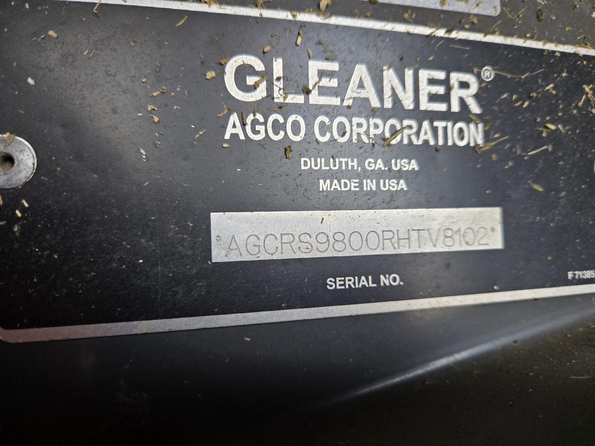 2024 AGCO Gleaner S98 Combine