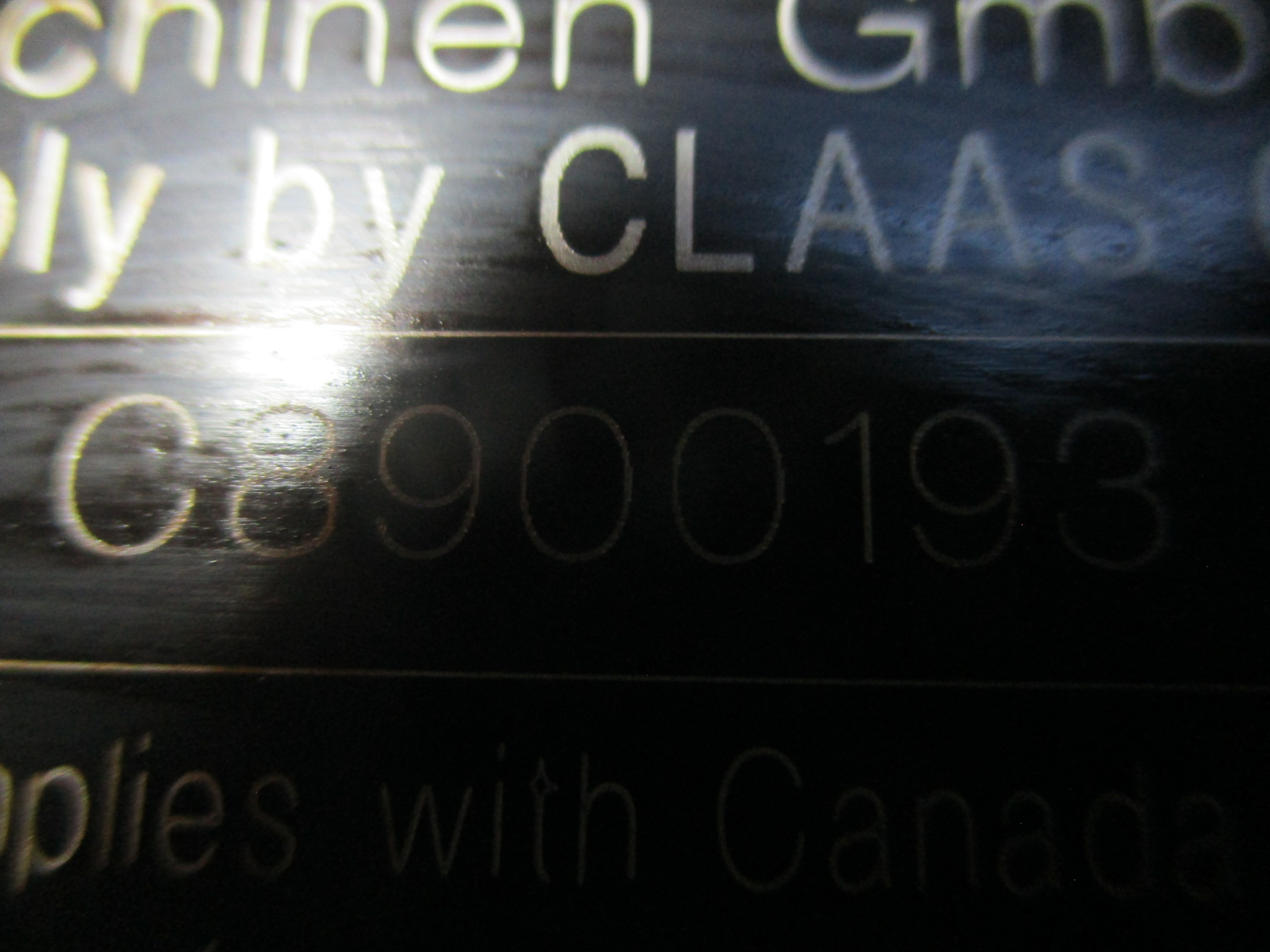 2020 CLAAS 8700 Combine