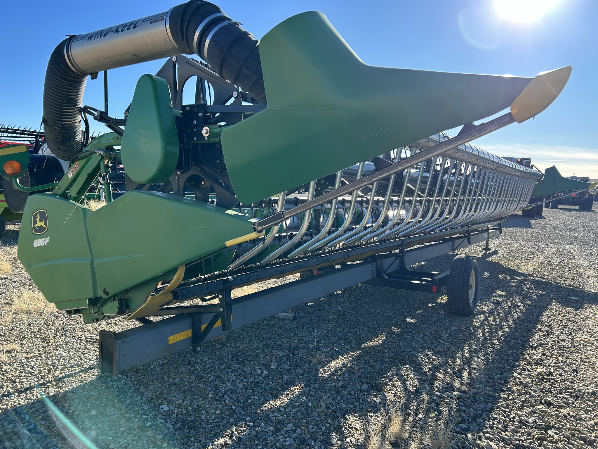 2010 John Deere 635F Header Combine