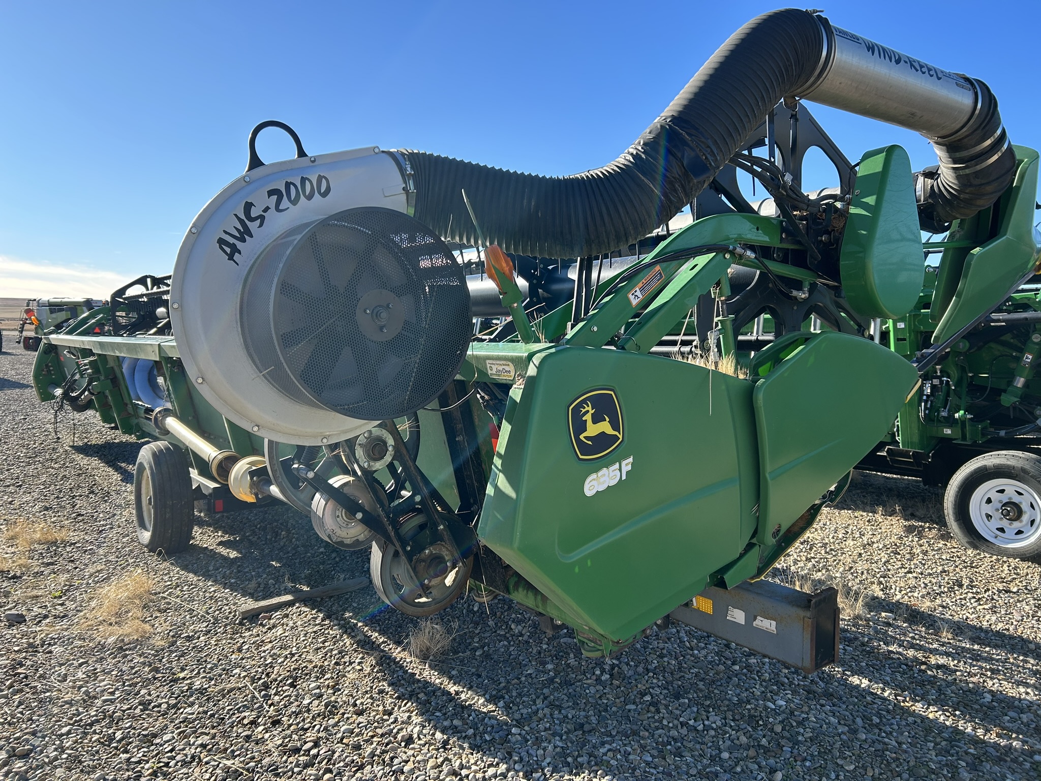 2010 John Deere 635F Header Combine