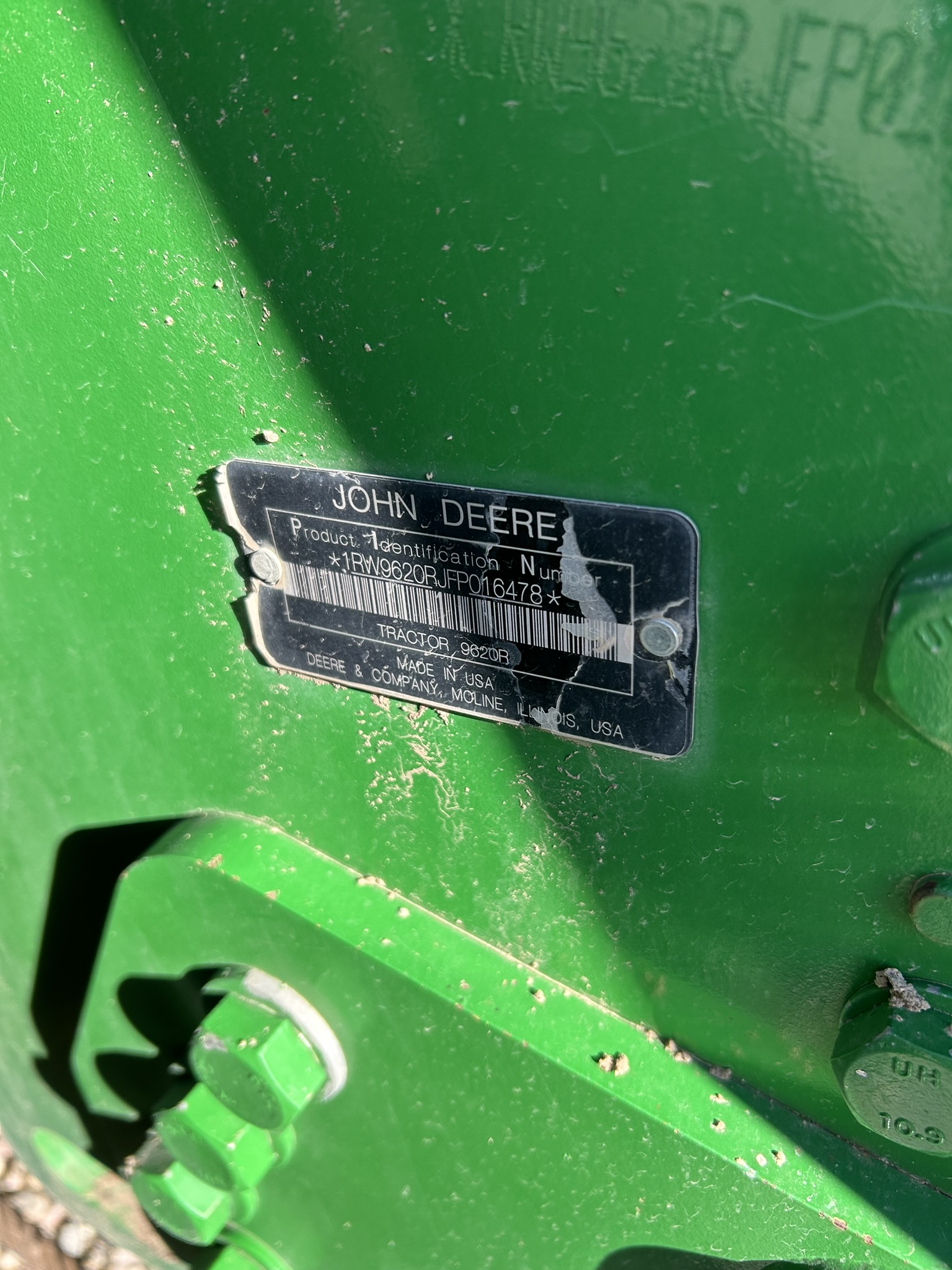 2015 John Deere 9620R Tractor