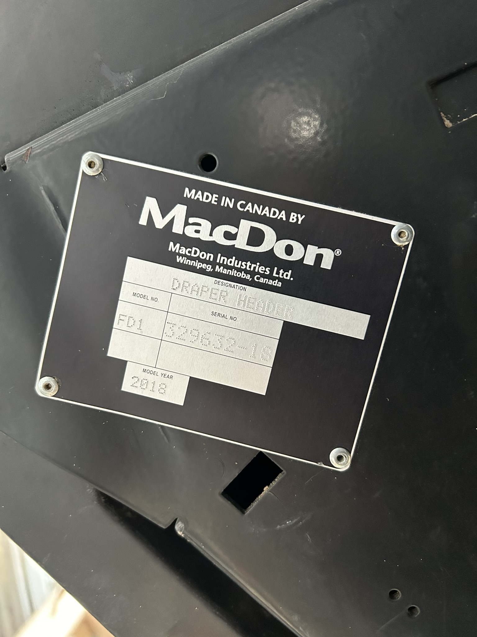 2018 MacDon FD140 Header Flex